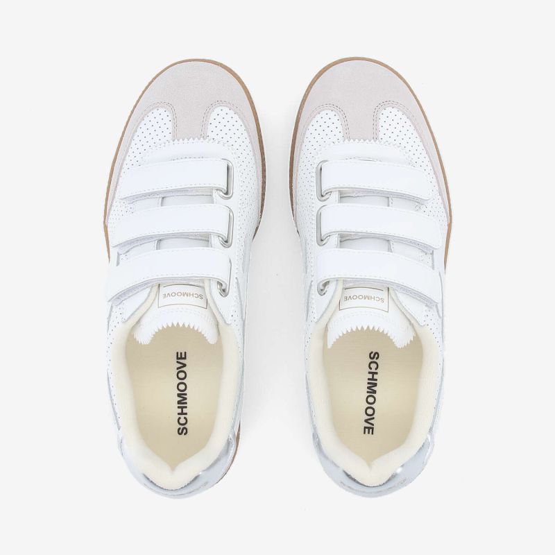 SHEFFIELD STRAPS W - PUNCH/NAP/SUEDE - WHITE/OFF WHITE